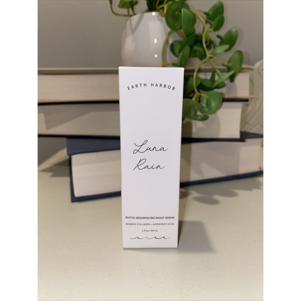Earth Harbor LUNA RAIN Phyto-Resurfacing Night SERUM 1oz/30mL Full Size